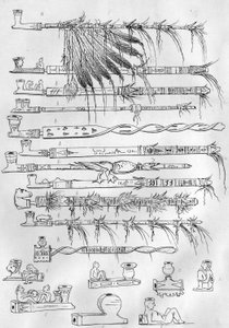 Sioux pipes, c.1851 by George Catlin